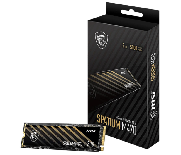 MSI 2TB M.2 PCIe Gen4 NVMe Spatium M470 PRO - 1329274 - zdjęcie 5